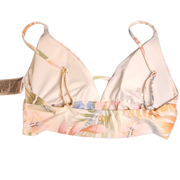 BILLABONG ISLAND CALLING BIKINI BOTTOMS WITH V-NECK BIKINI TOP•M-Top & L-Bottoms - Picture 11 of 12
